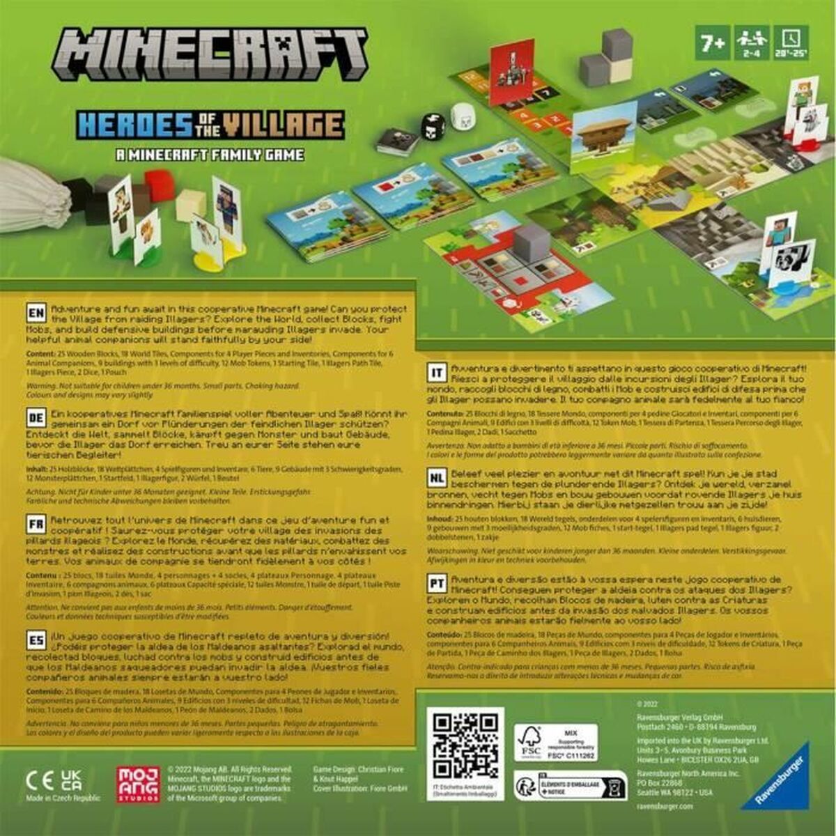 Juego de Mesa Minecraft Heroes of the Village