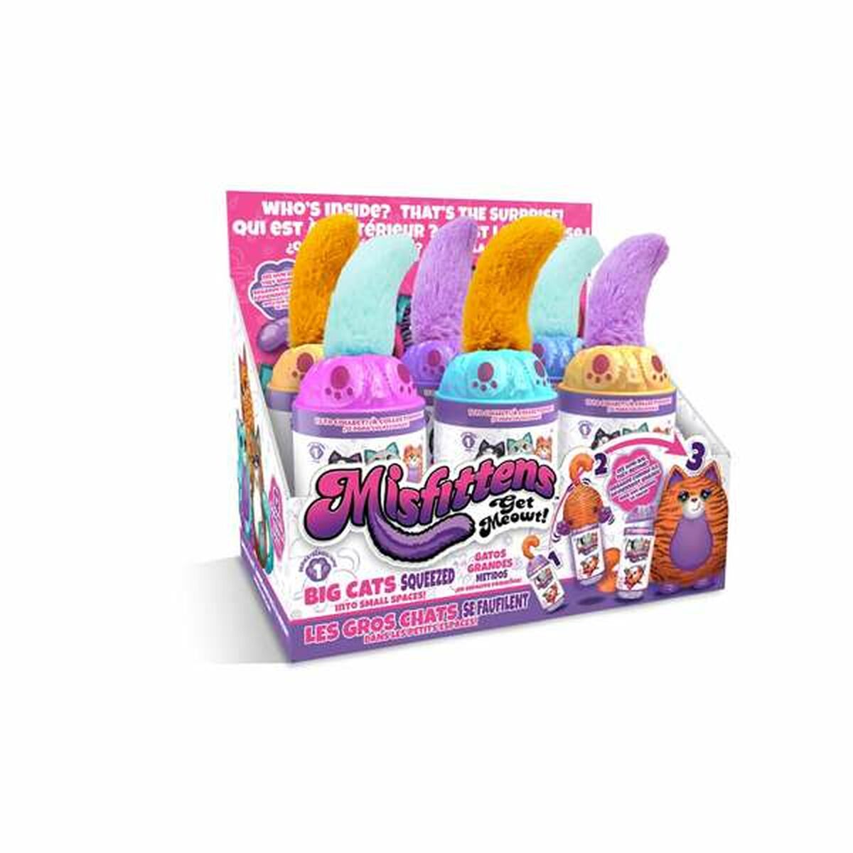 Peluche Bizak Mimimiau  Gato 24 cm (1 unidad)