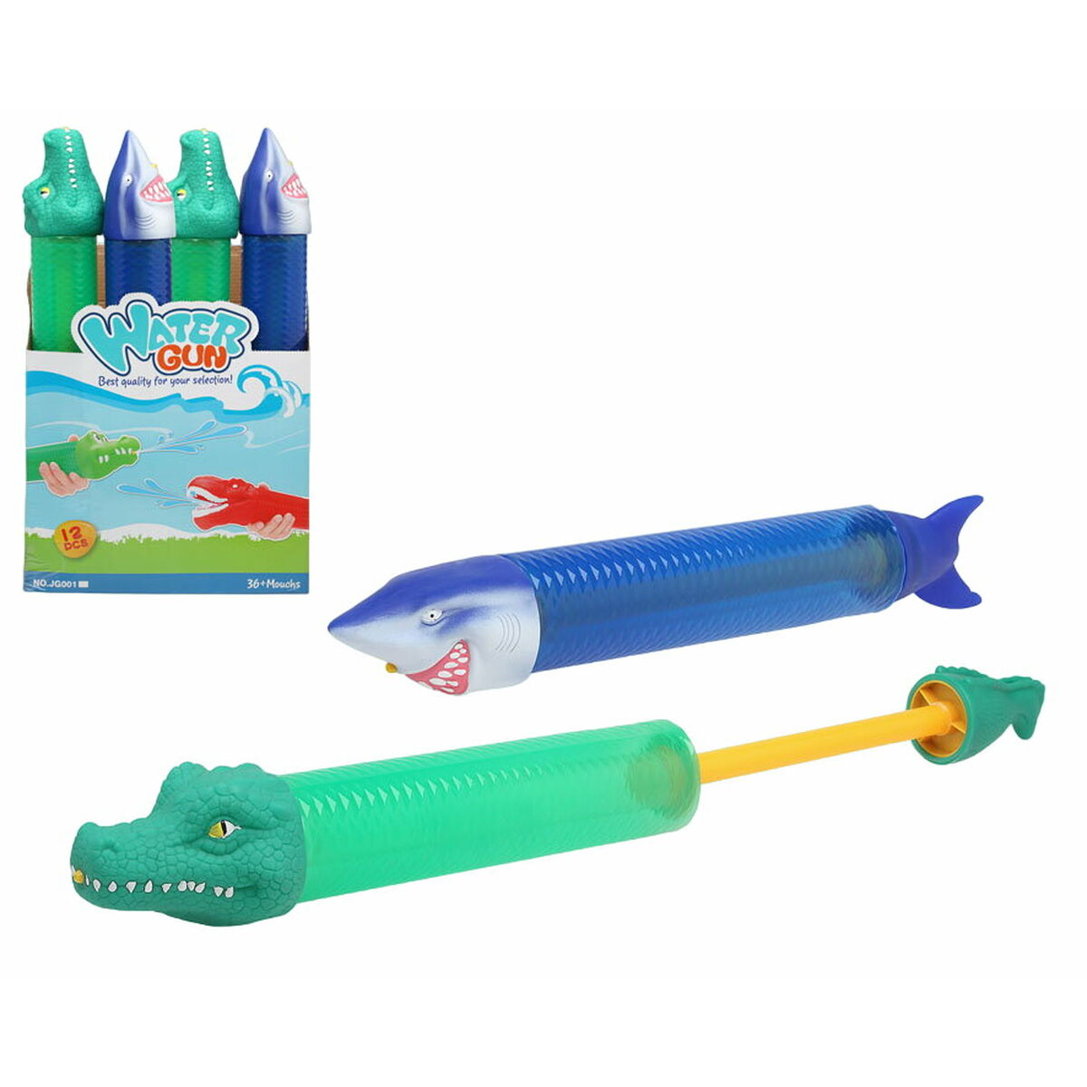 Pistola de Agua Water Animals Multicolor Goma Eva