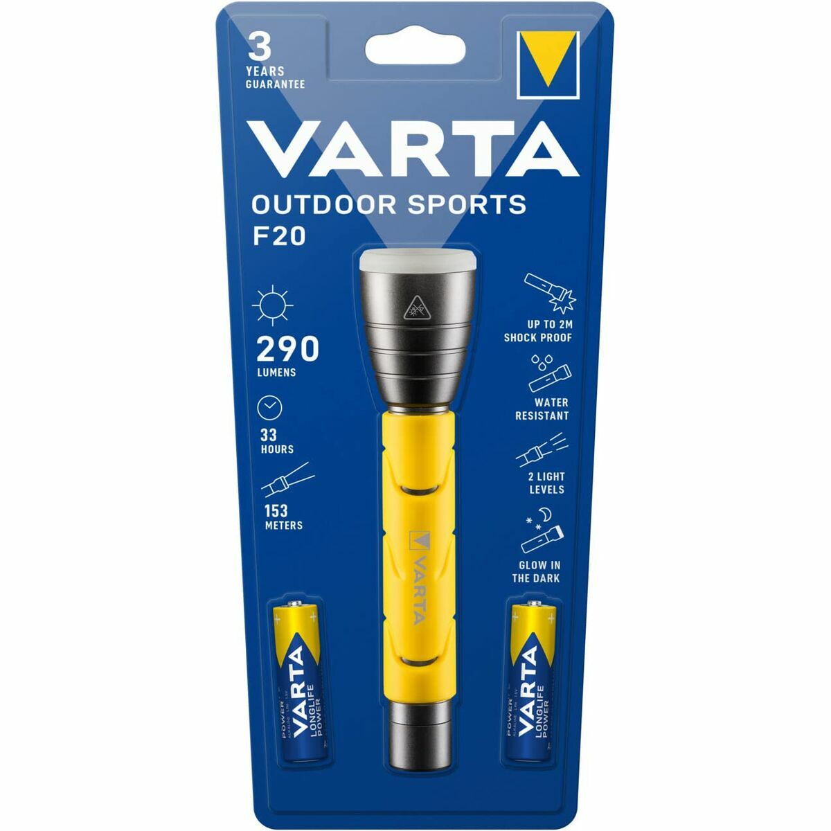 Linterna Varta Amarillo