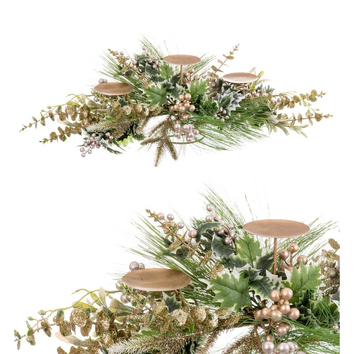 Portavelas Navideño Multicolor Champán 77 cm 77 X 20 X 20 CM