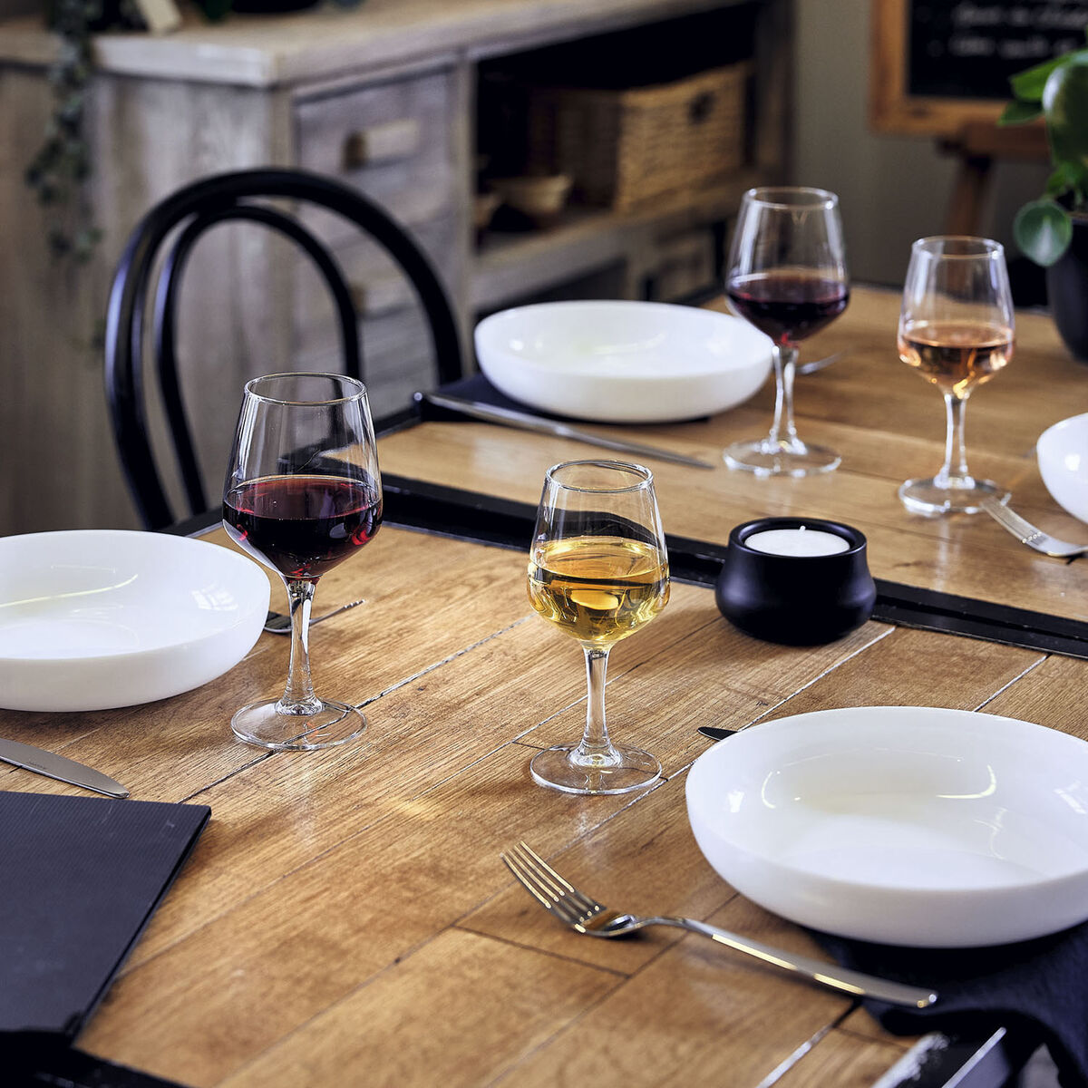 Set de copas de vino Arcoroc Silhouette Transparente Vidrio 310 ml Vino (6 Unidades)