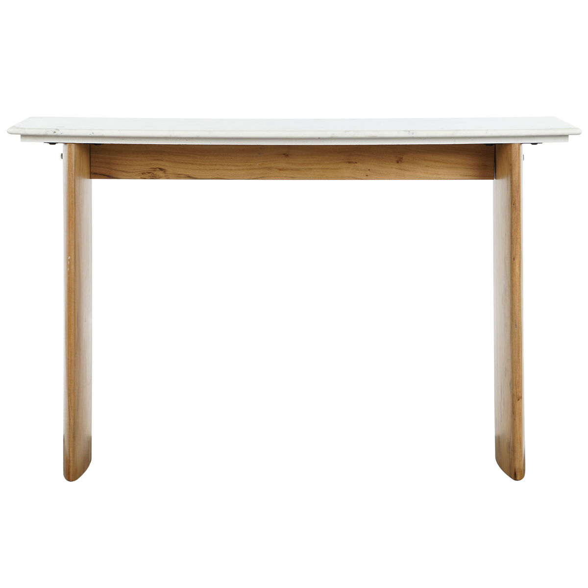 Recibidor Home ESPRIT Blanco Marrón 120 x 38 x 77 cm