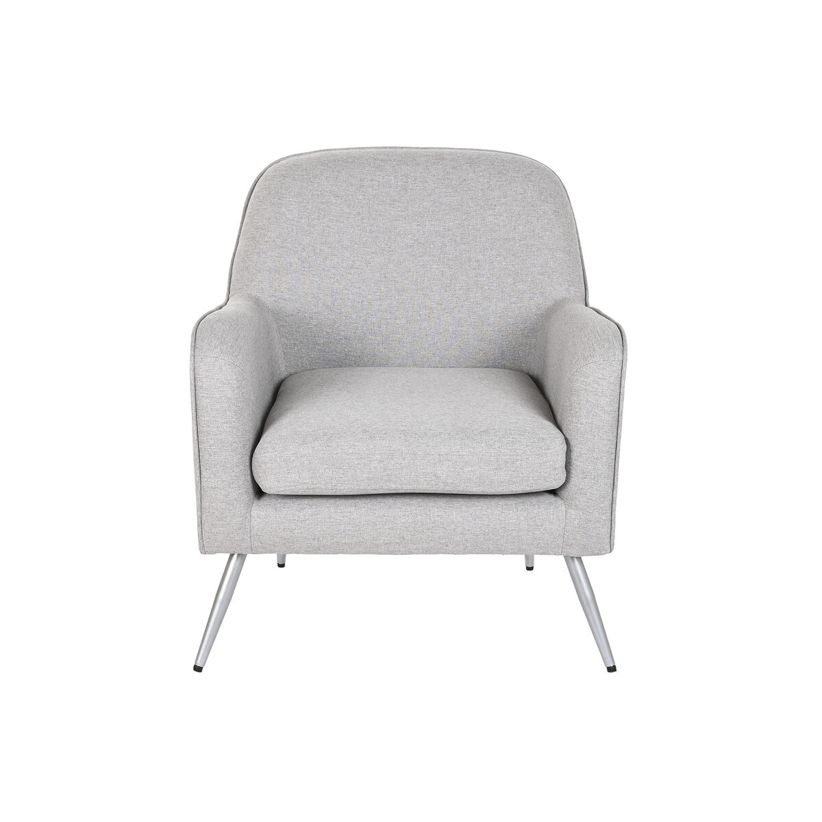 Sillón Home ESPRIT Gris Plateado 71 x 68 x 81 cm