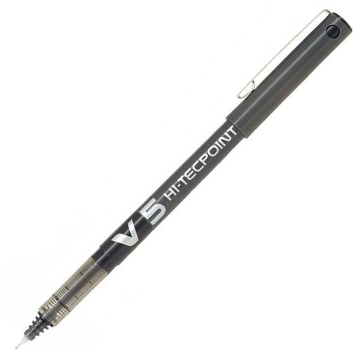 Boligrafo de tinta líquida Pilot V-5 Hi-Tecpoint Negro 0,3 mm (12 Unidades)
