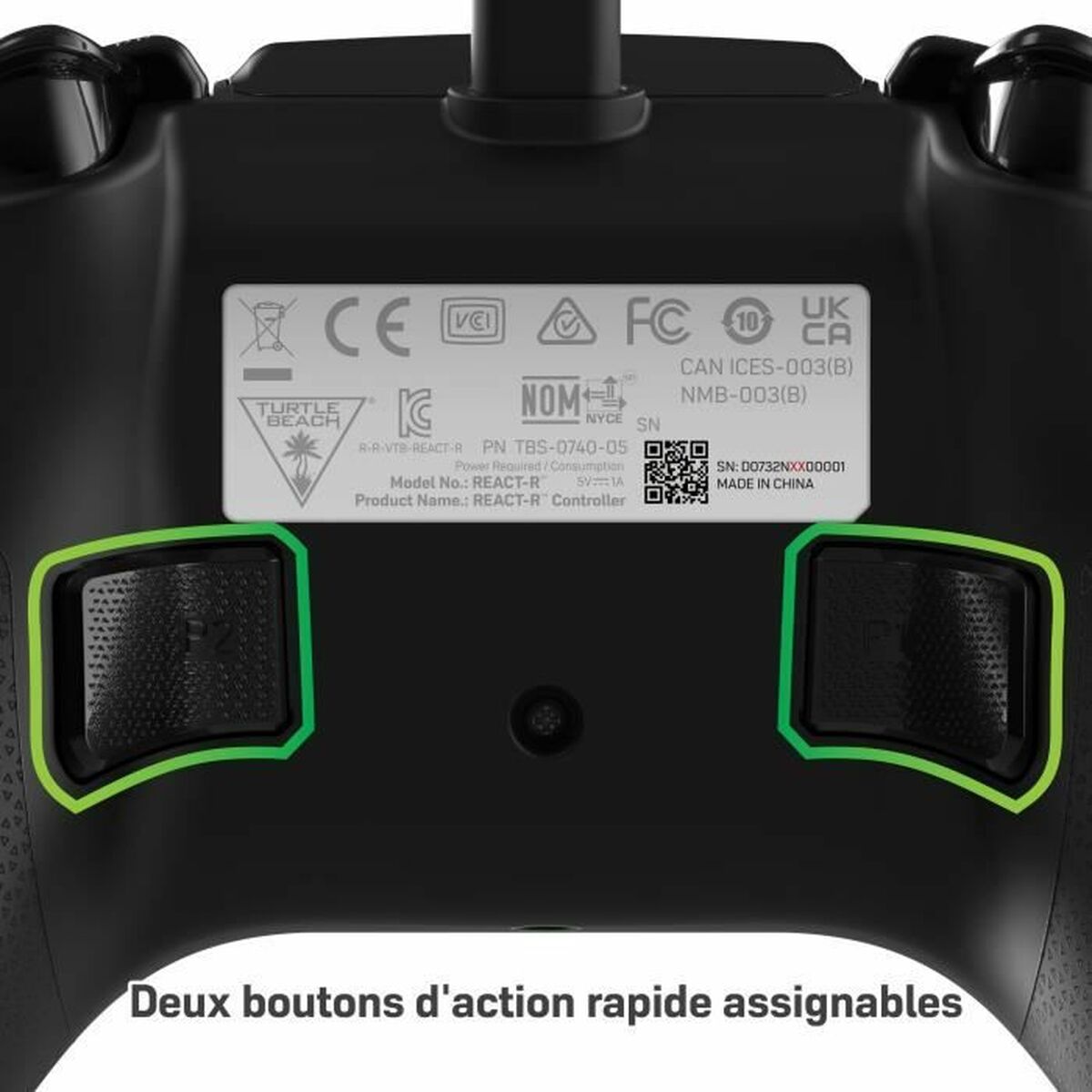 Mando Xbox One + Cable para PC Turtle Beach React-R