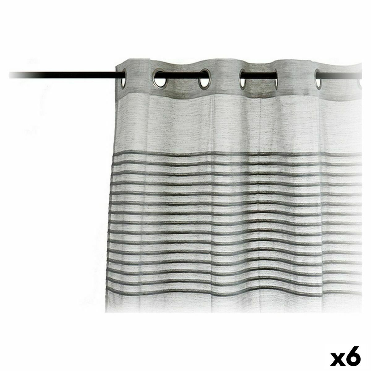 Cortinas Gift Decor Gris claro 140 x 260 cm 34 x 5 x 26,5 cm 26,5 x 42 x 5 cm (6 Unidades)
