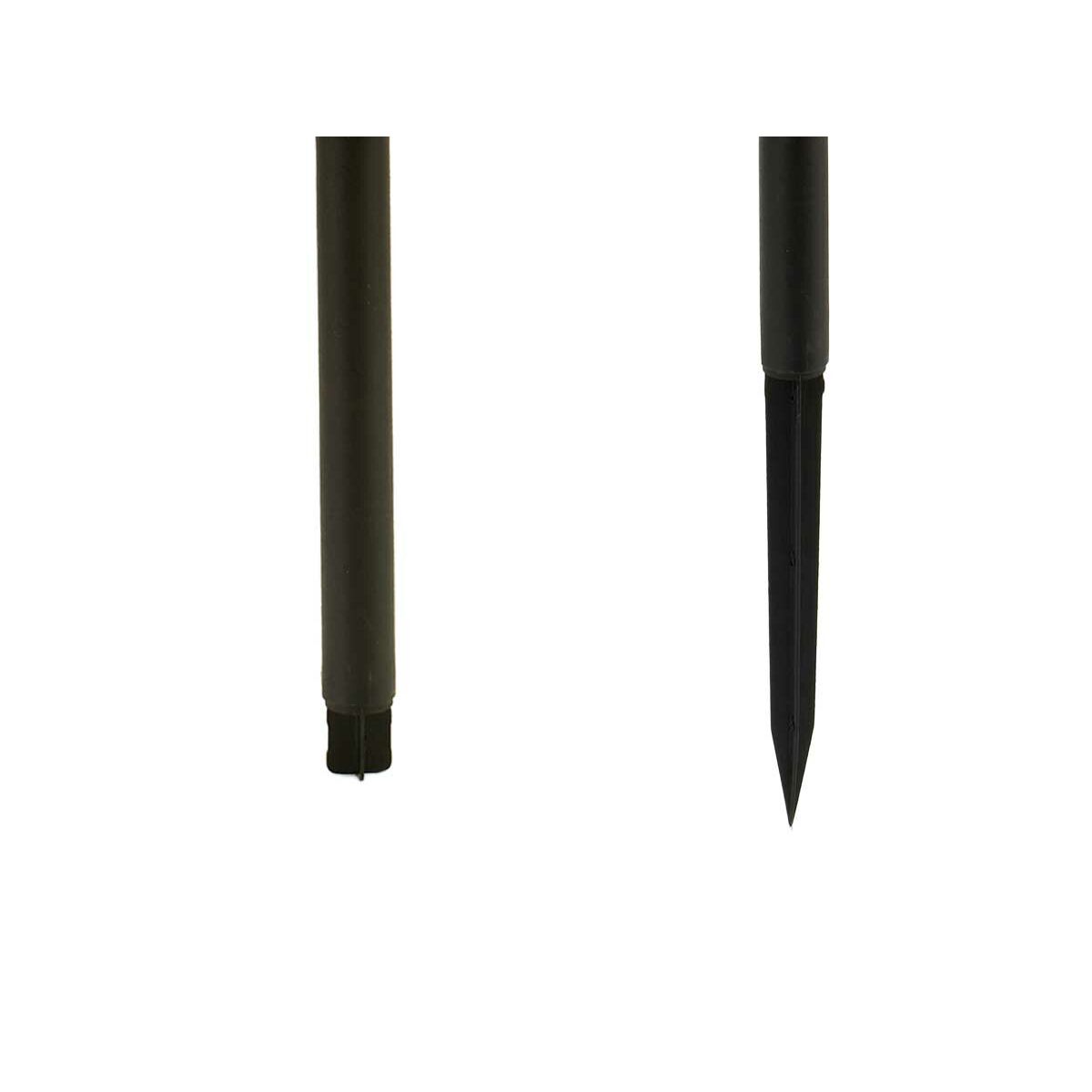 Lámpara solar Ibergarden Negro 12 x 26 x 5,5 cm (24 Unidades)