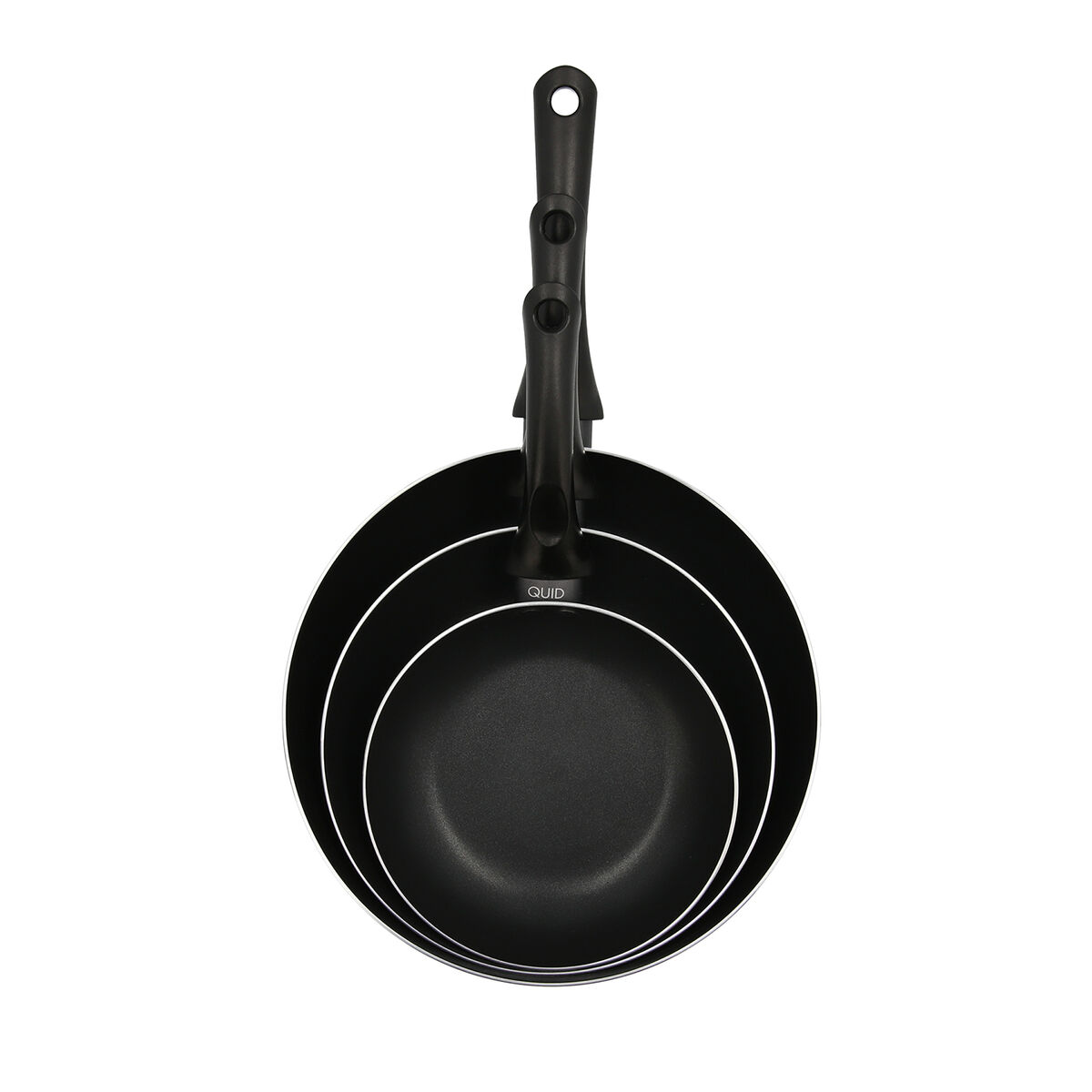 Set de Sartenes Quid Country Aluminio estampado Azul Baquelita (3 Piezas)