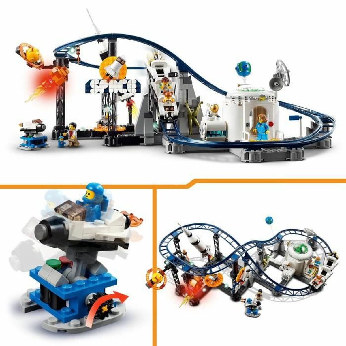 Juego de Construcción Lego Creator 31142 Space Rollercoaster Multicolor 874 Piezas