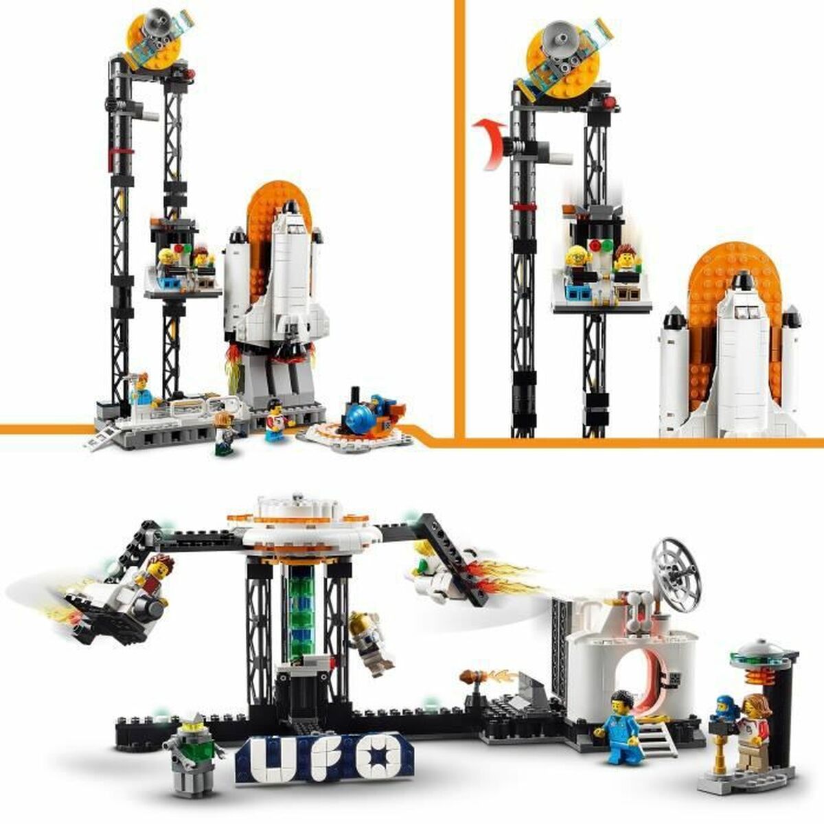 Juego de Construcción Lego Creator 31142 Space Rollercoaster Multicolor 874 Piezas