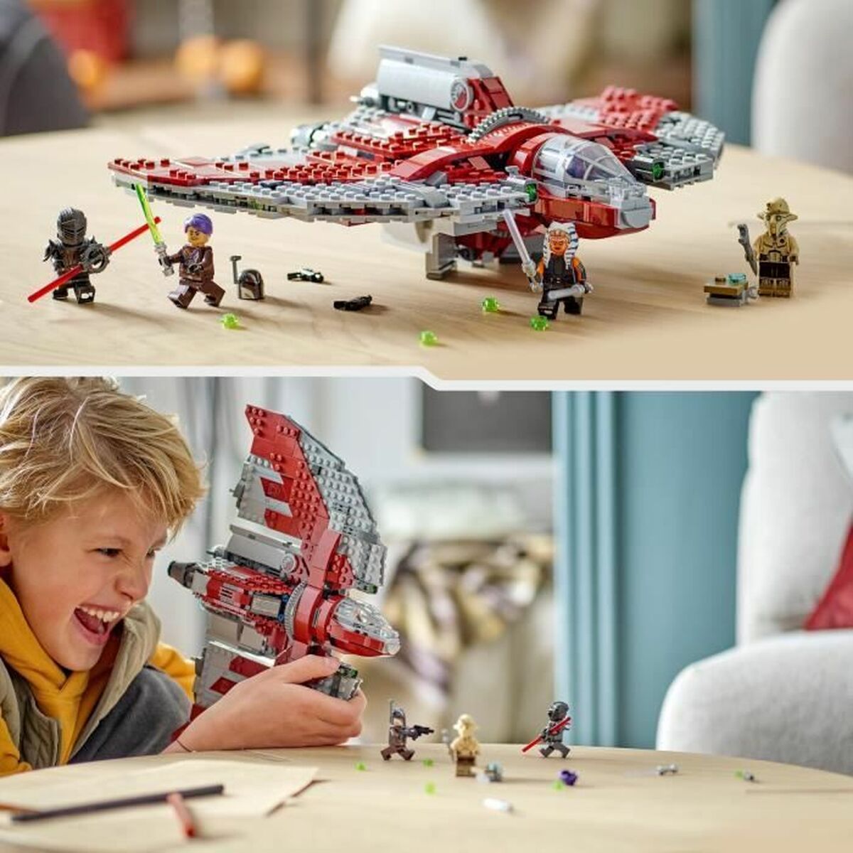 Juego de Construcción Lego Star Wars 75362 Ahsoka Tano's T6 Jedi Shuttle Multicolor 599 Piezas