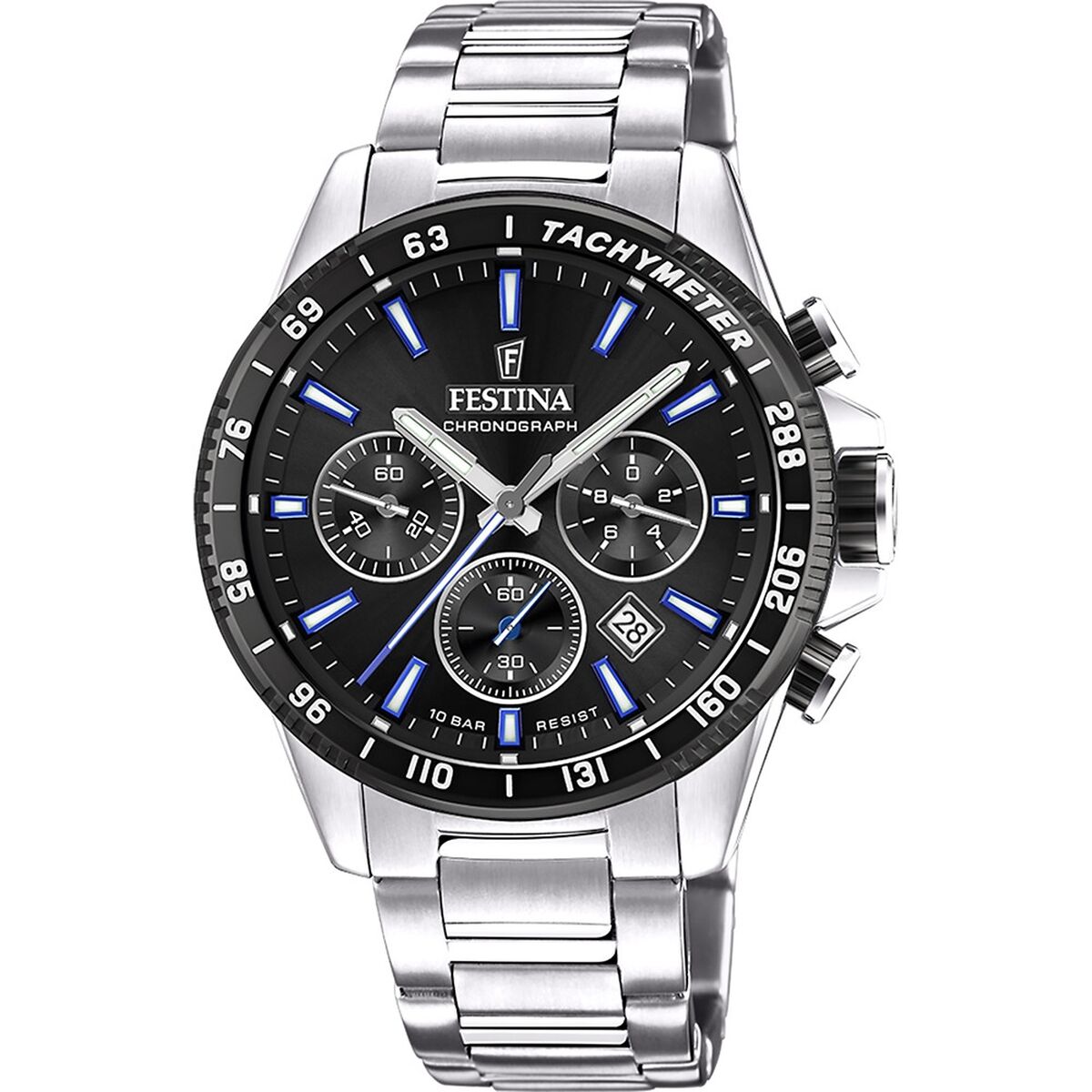Reloj Hombre Festina F20560/5 Negro Plateado
