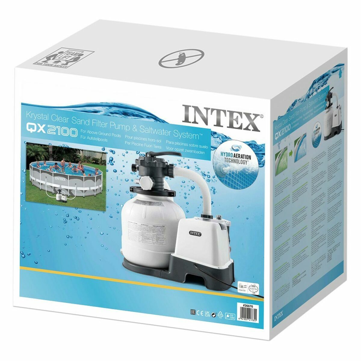 Depuradora para Piscina Intex Filter Pump 32000 L