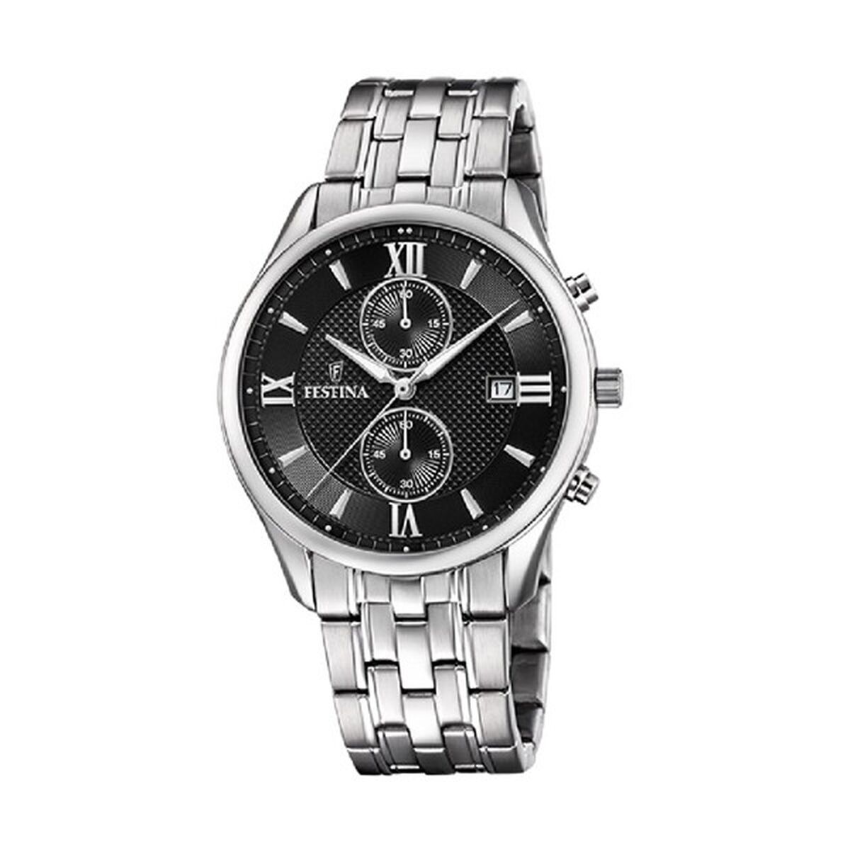 Reloj Hombre Festina F6854/8 Negro Plateado