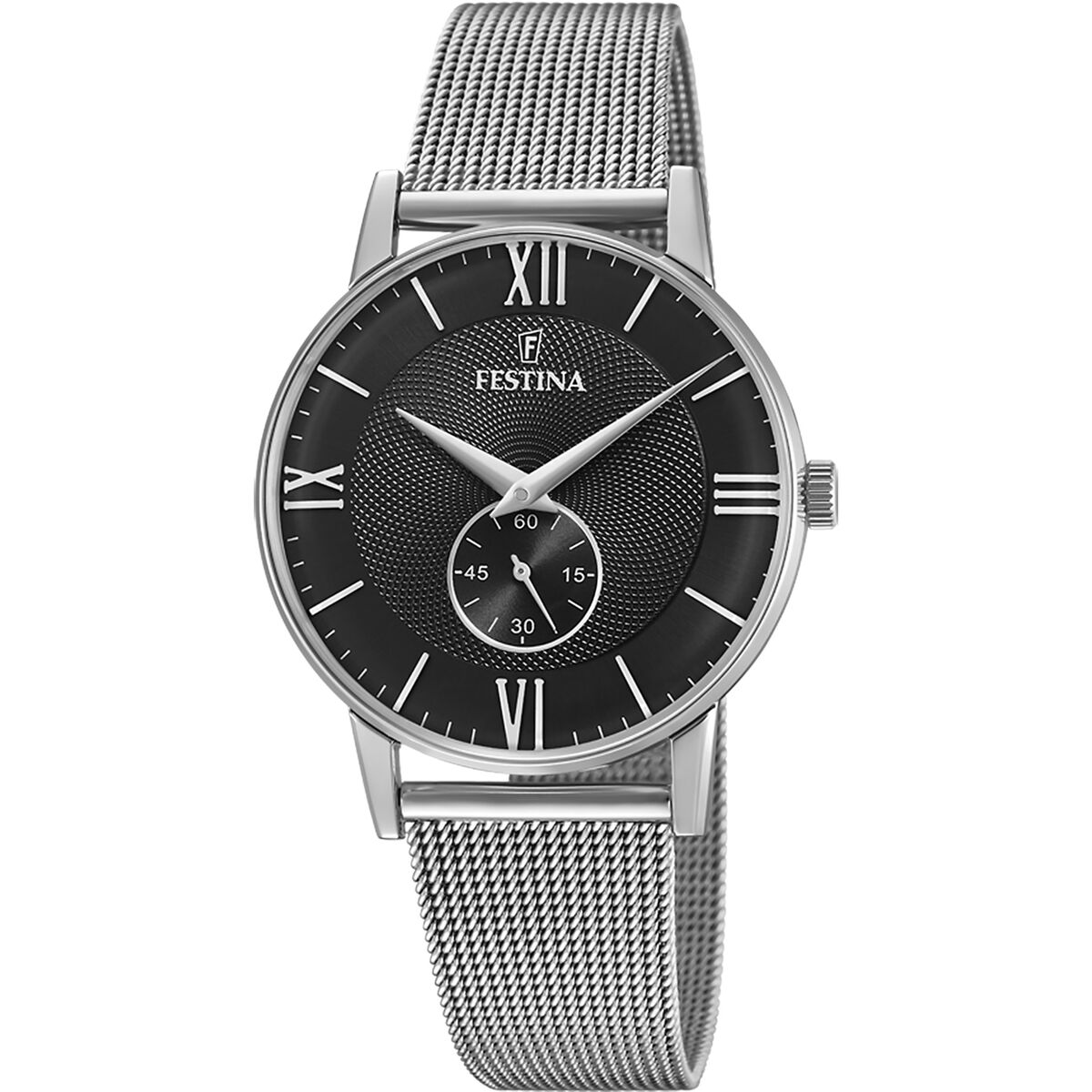 Reloj Hombre Festina F20568/4 Negro Plateado
