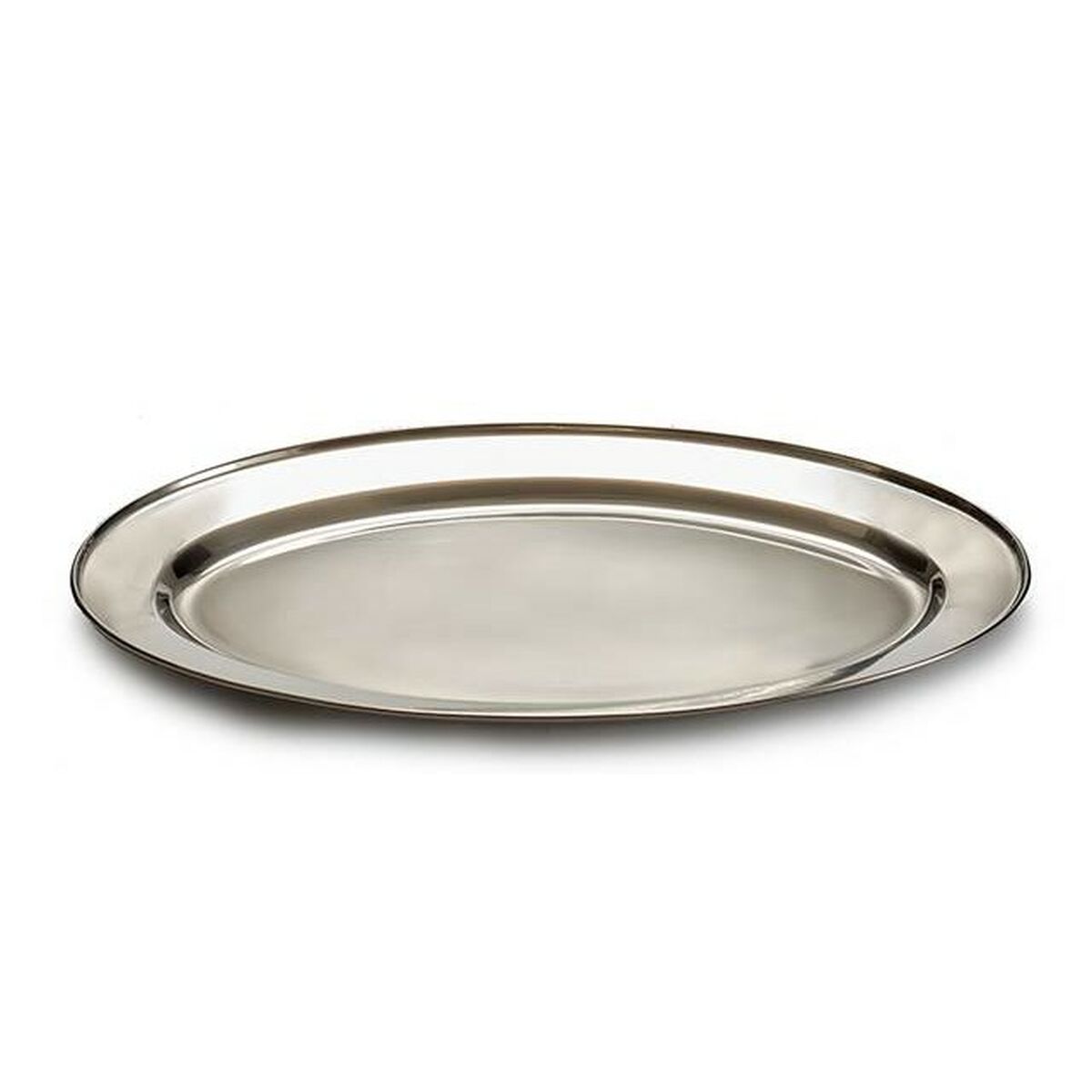 Bandeja Kinvara Plateado Plata Acero Inoxidable 40 x 2,5 x 26,5 cm (24 Unidades)