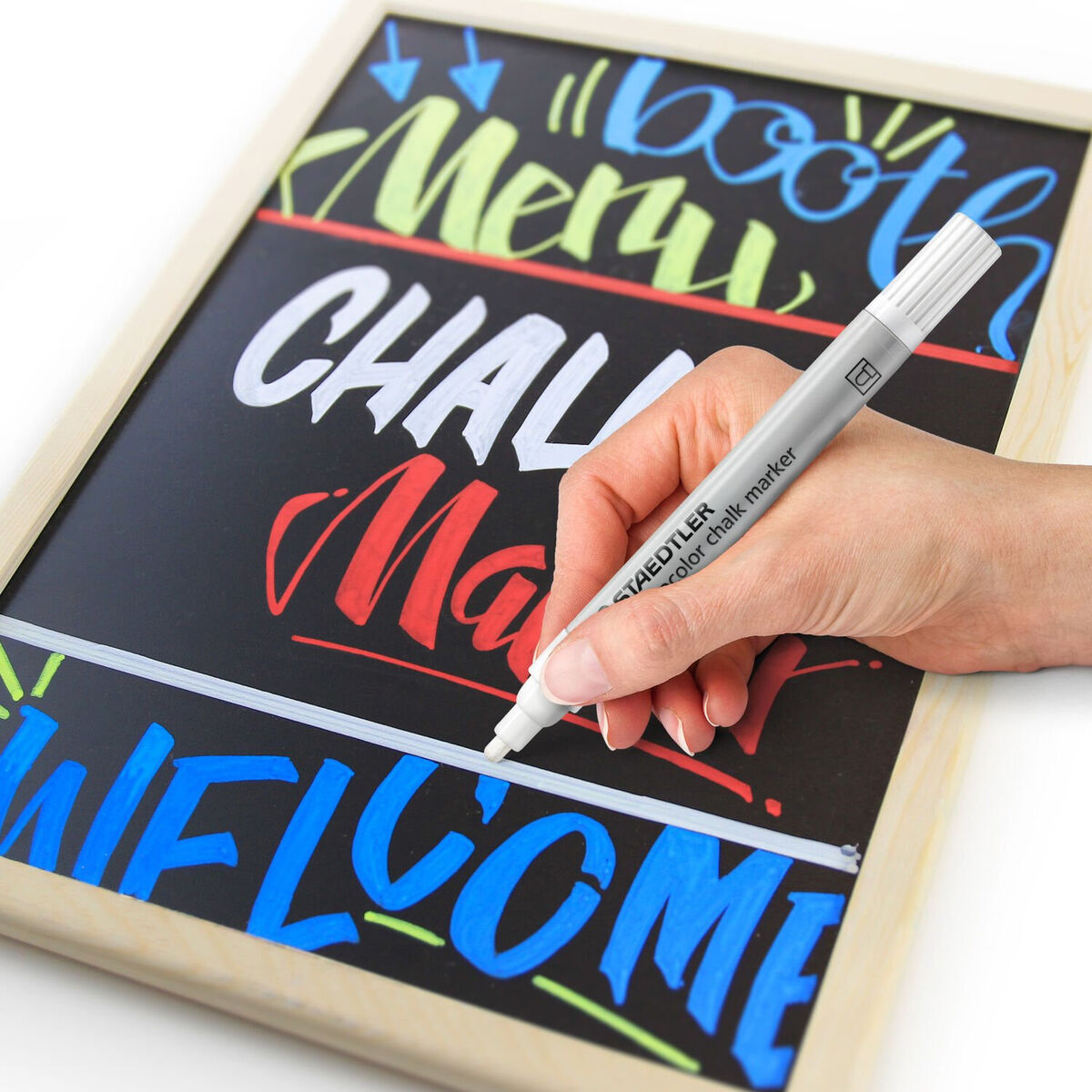 Rotuladores de tiza líquida Staedtler Lumocolor 344 4 Piezas