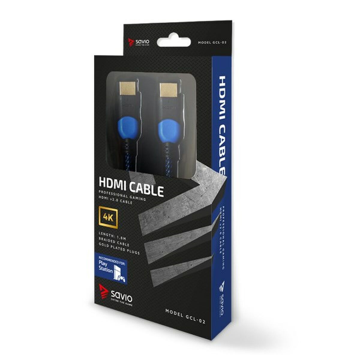 Cable HDMI Savio GCL-02 1,8 m