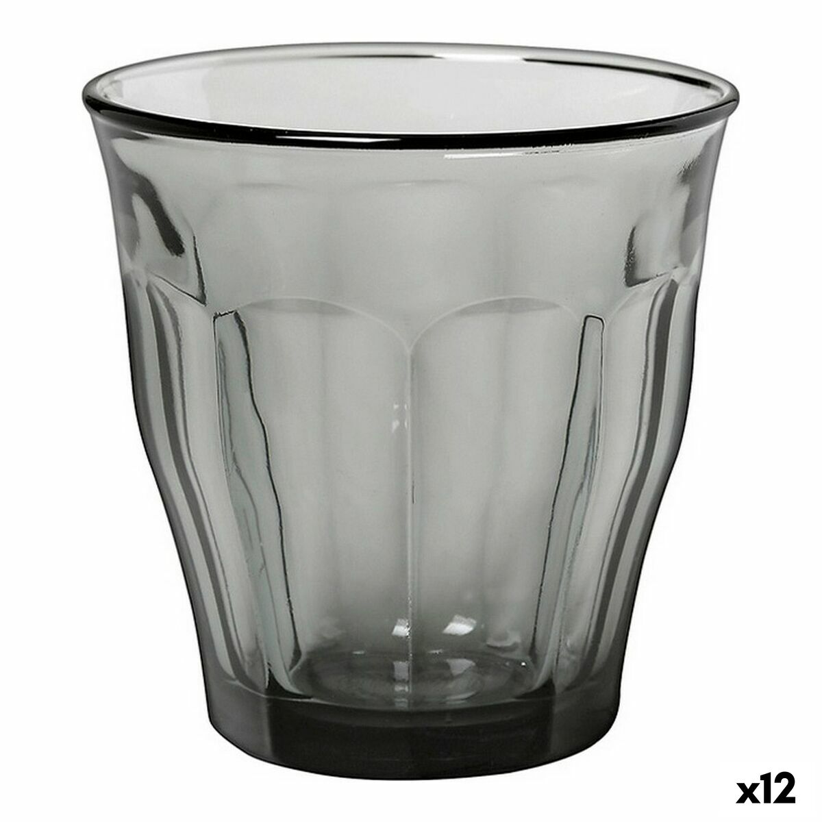 Set de Vasos Duralex Picardie Gris 6 Piezas 250 ml (12 Unidades)