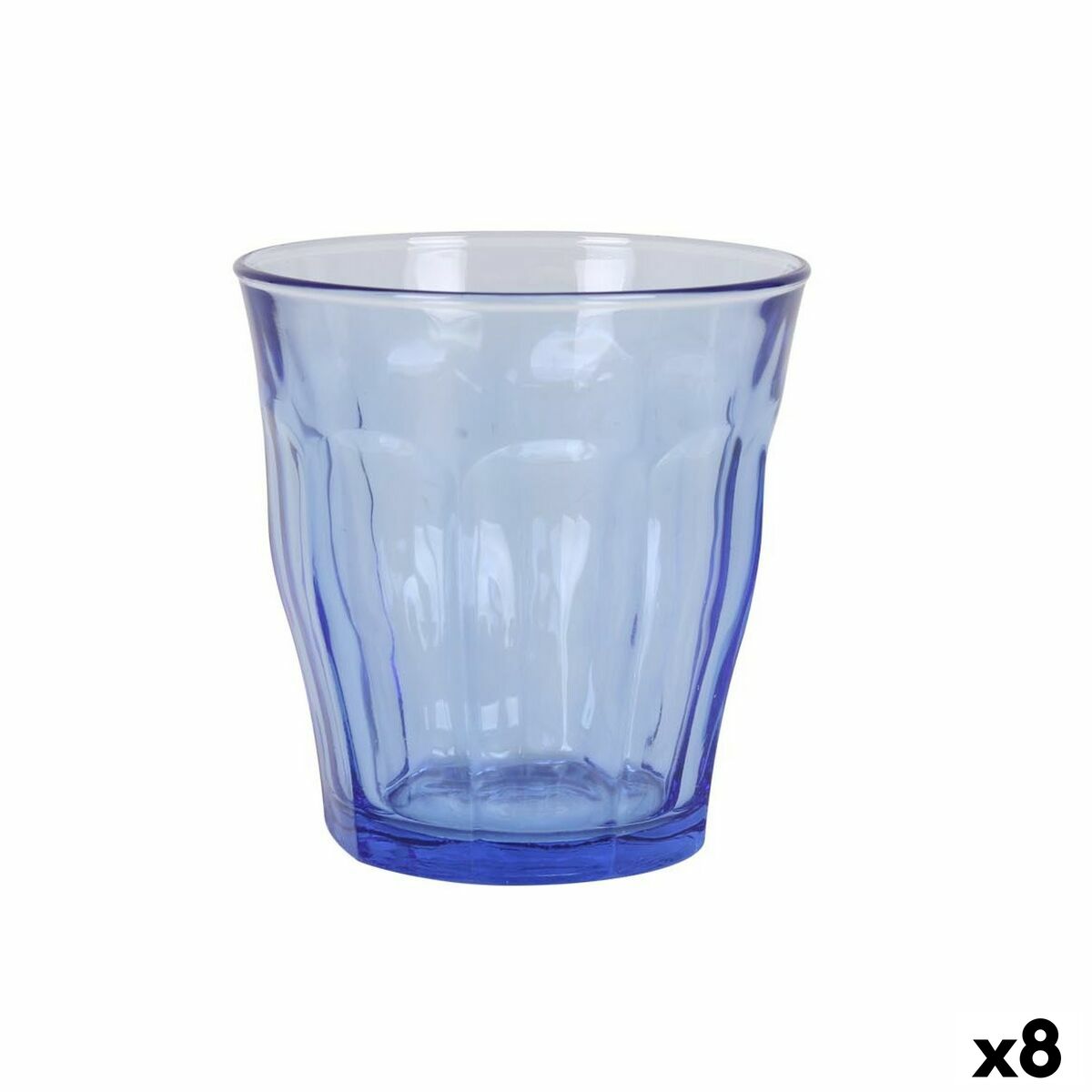 Set de Vasos Duralex Picardie Azul marino 6 Piezas 310 ml (8 Unidades)
