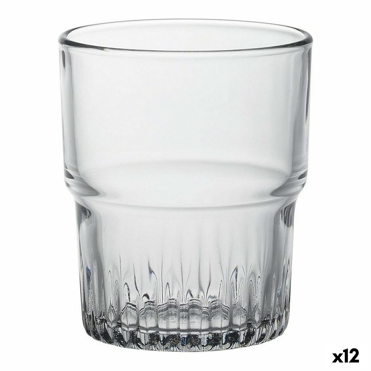 Set de Vasos Duralex Apilable Transparente 6 Piezas 160 ml (12 Unidades)