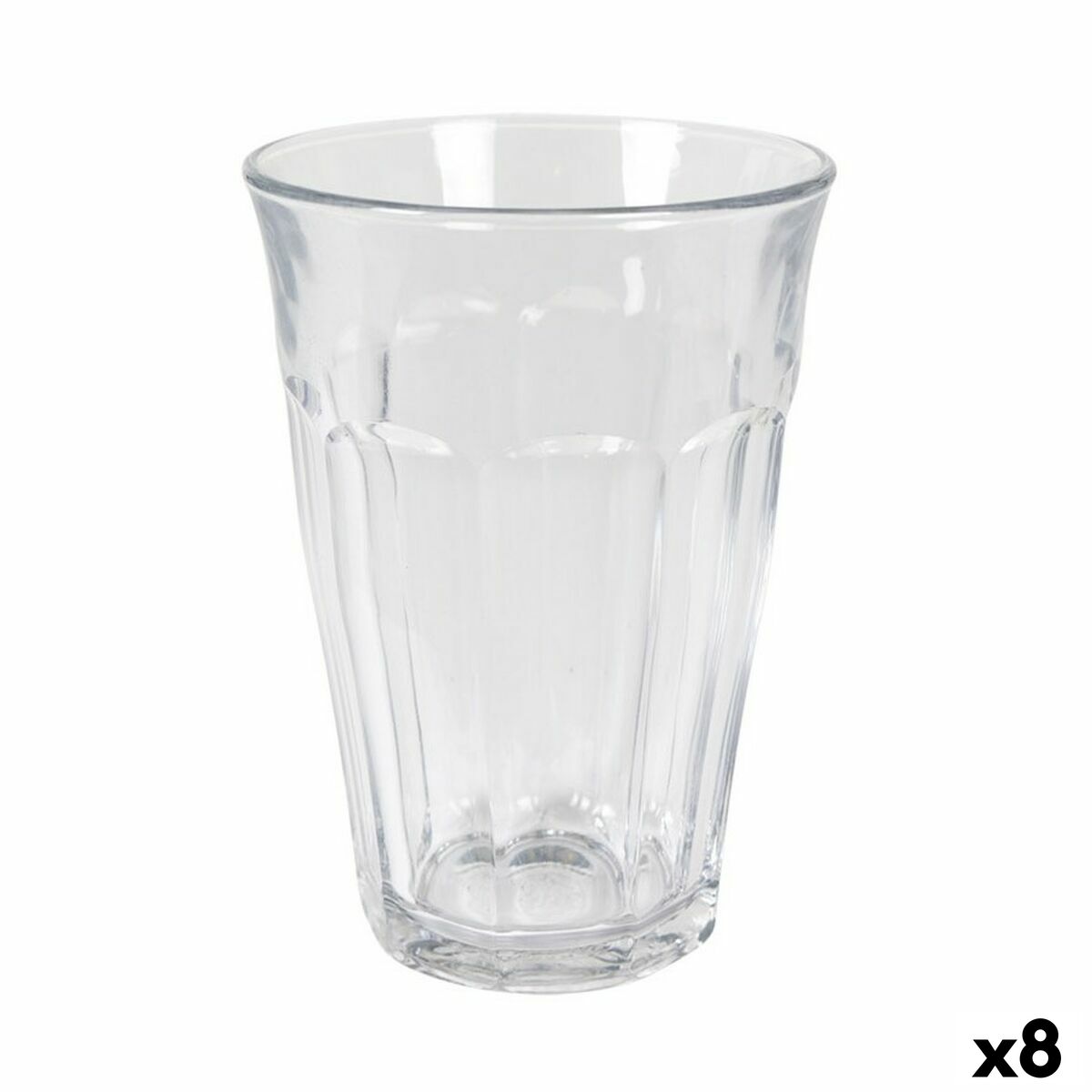 Set de Vasos Duralex Picardie Transparente 4 Piezas 360 ml (8 Unidades)