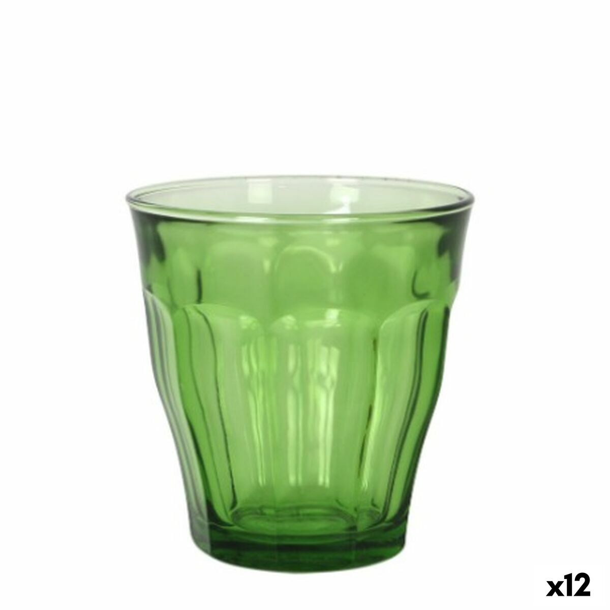 Set de Vasos Duralex Picardie Verde 6 Piezas 250 ml (12 Unidades)