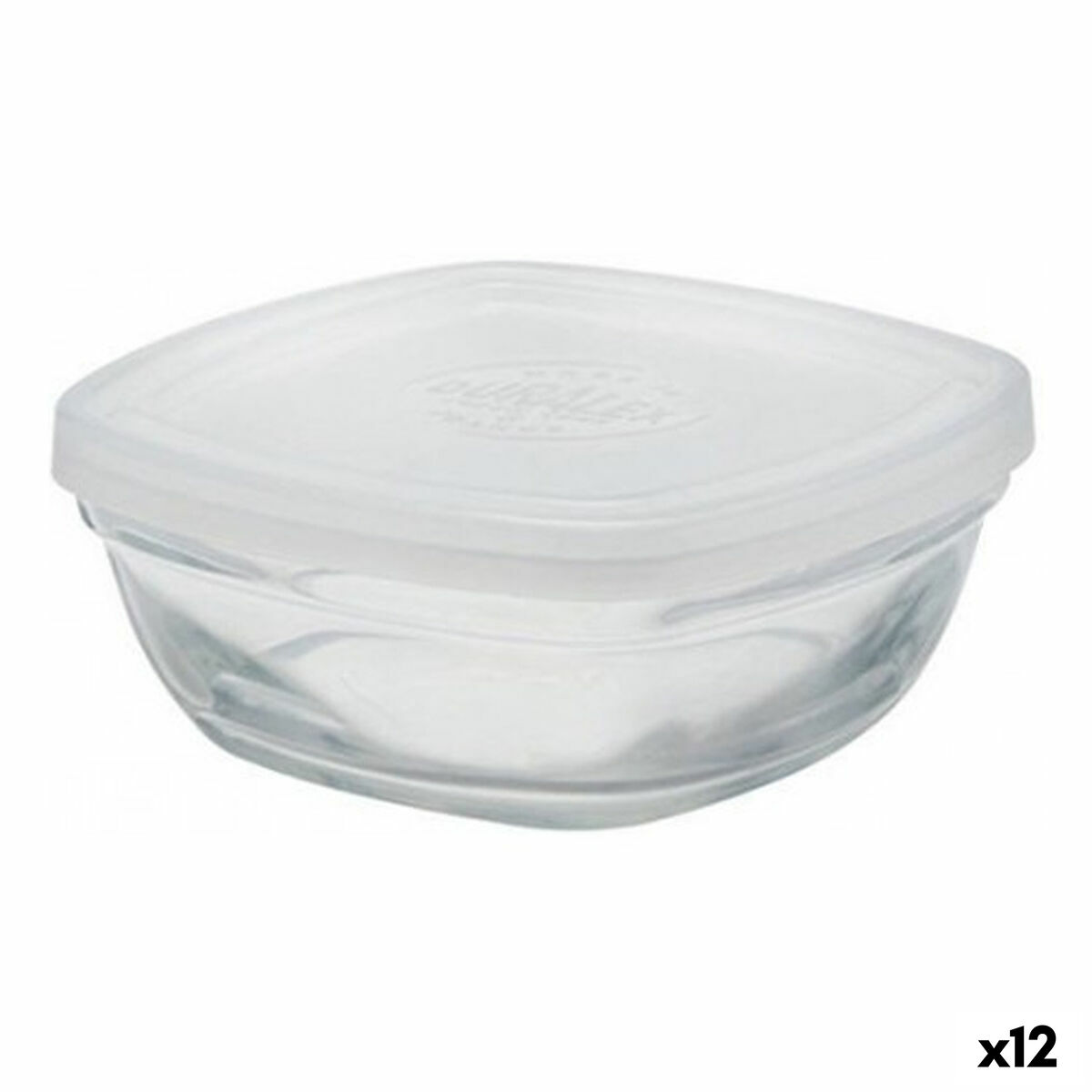 Fiambrera Cuadrada con Tapa Duralex FreshBox Transparente 150 ml (12 Unidades)