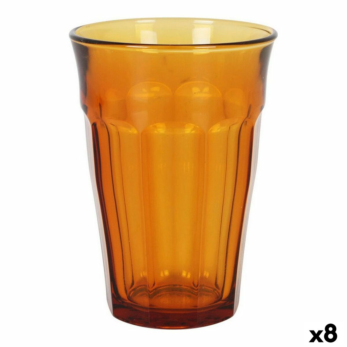 Set de Vasos Duralex Picardie Ambar 4 Piezas 360 ml (8 Unidades)