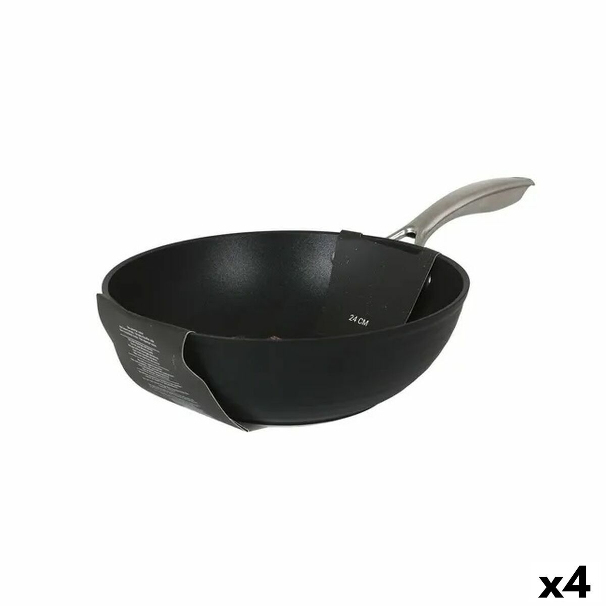 Sartén Wok Quttin Spiral Aluminio Forjado Ø 28 cm (4 Unidades)