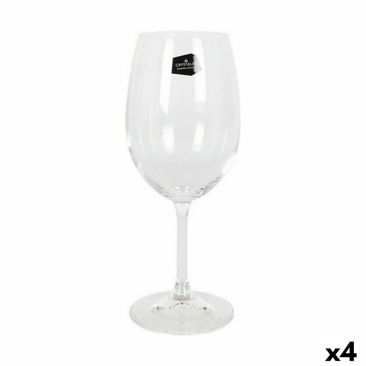 Set de copas de vino Crystalex Lara Cristal 350 ml Vino 6 Piezas (6 Unidades) (4 Unidades)