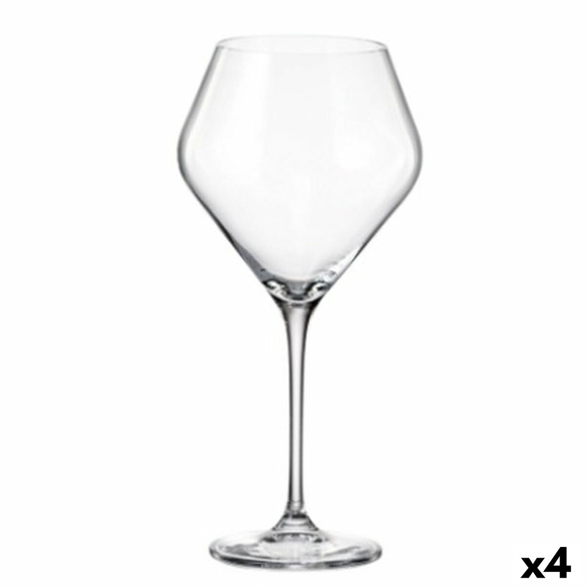 Set de copas de vino Bohemia Crystal Galaxia 610 ml 6 Piezas (6 Unidades) (4 Unidades)