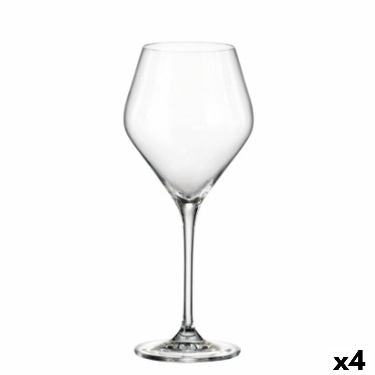Set de copas de vino Bohemia Crystal Galaxia 400 ml 6 Piezas (6 Unidades) (4 Unidades)