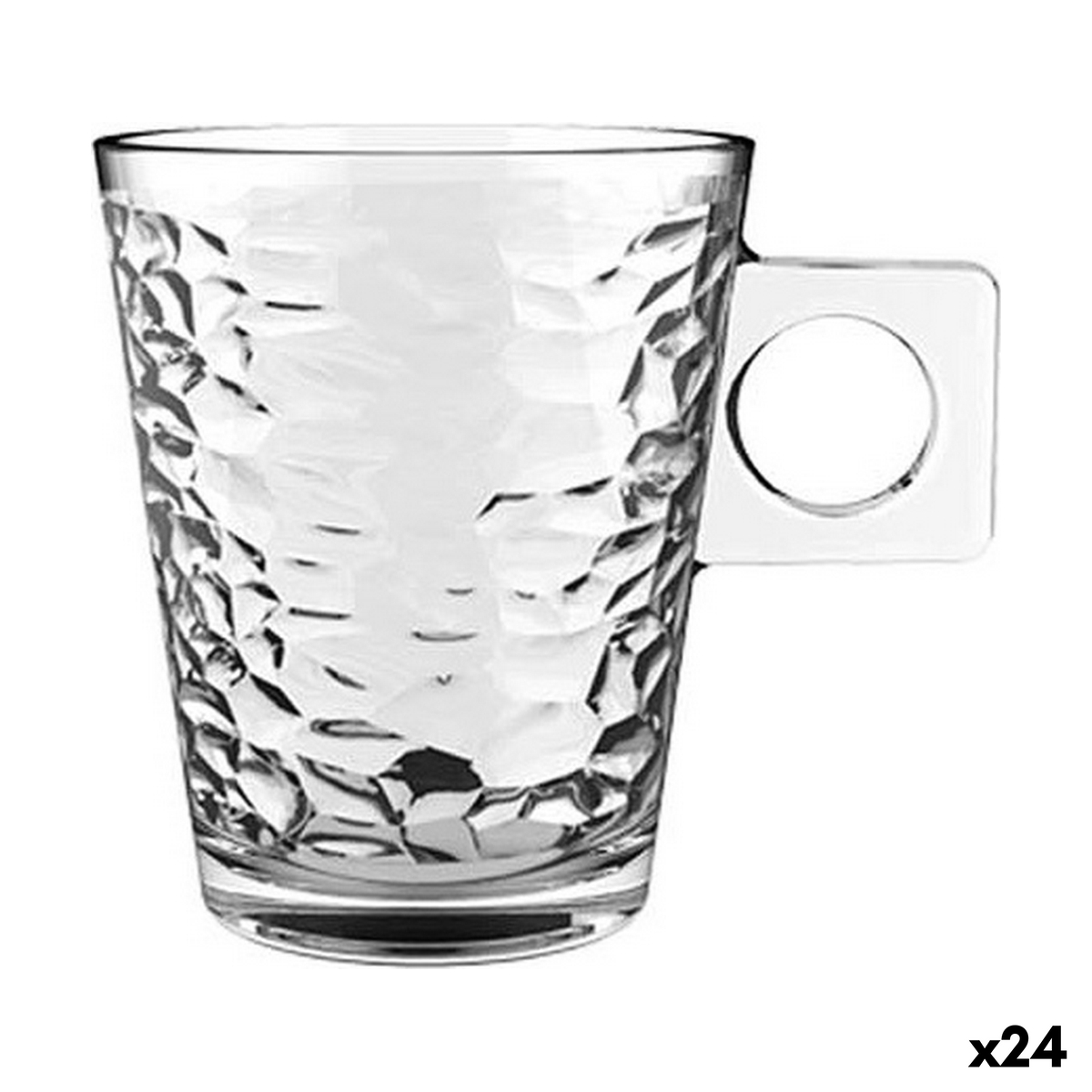 Juego de Tazas de Café Lima abstracto 80 ml 3 Piezas (24 Unidades)