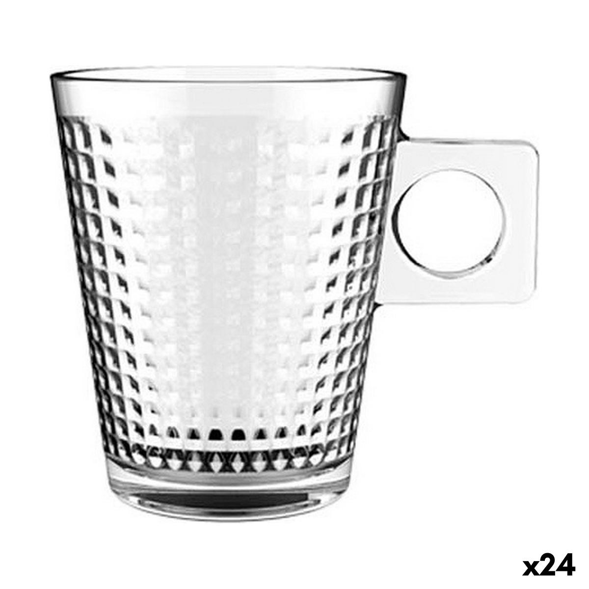 Juego de Tazas de Café Lima panal 80 ml 3 Piezas (24 Unidades)