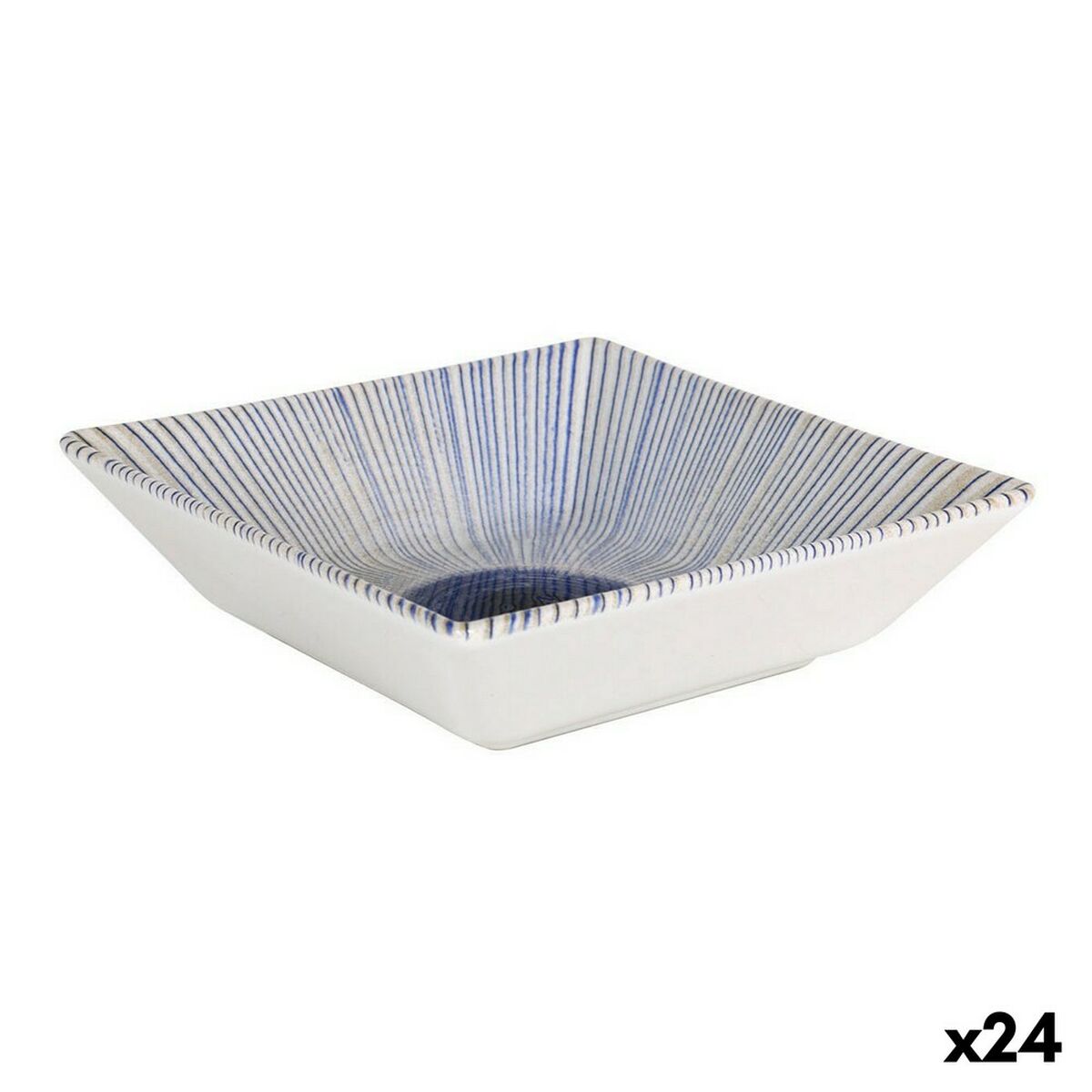 Bol para Aperitivos La Mediterránea Irys 18 x 18 x 5 cm (24 Unidades)