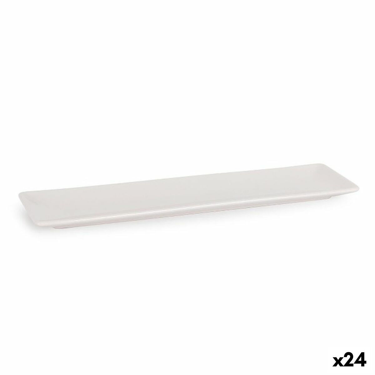 Fuente de Cocina La Mediterránea Elite Rectangular 30 x 8 x 2cm (24 Unidades)