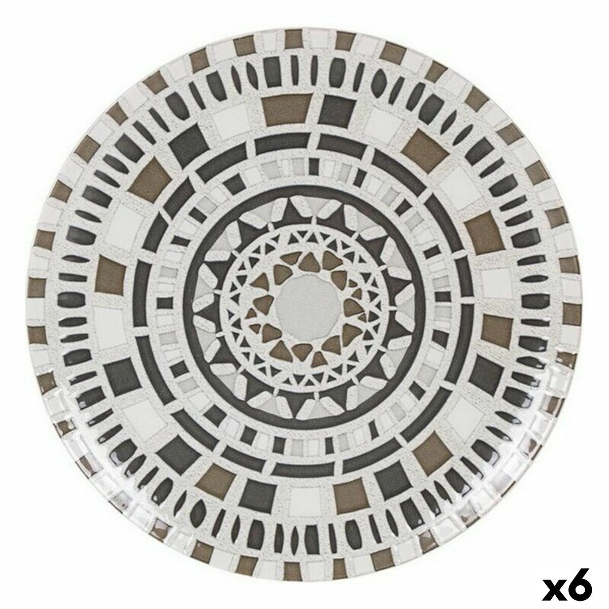 Bajo Plato La Mediterránea Barroc ø 32,5 x 2,3 cm (6 Unidades)