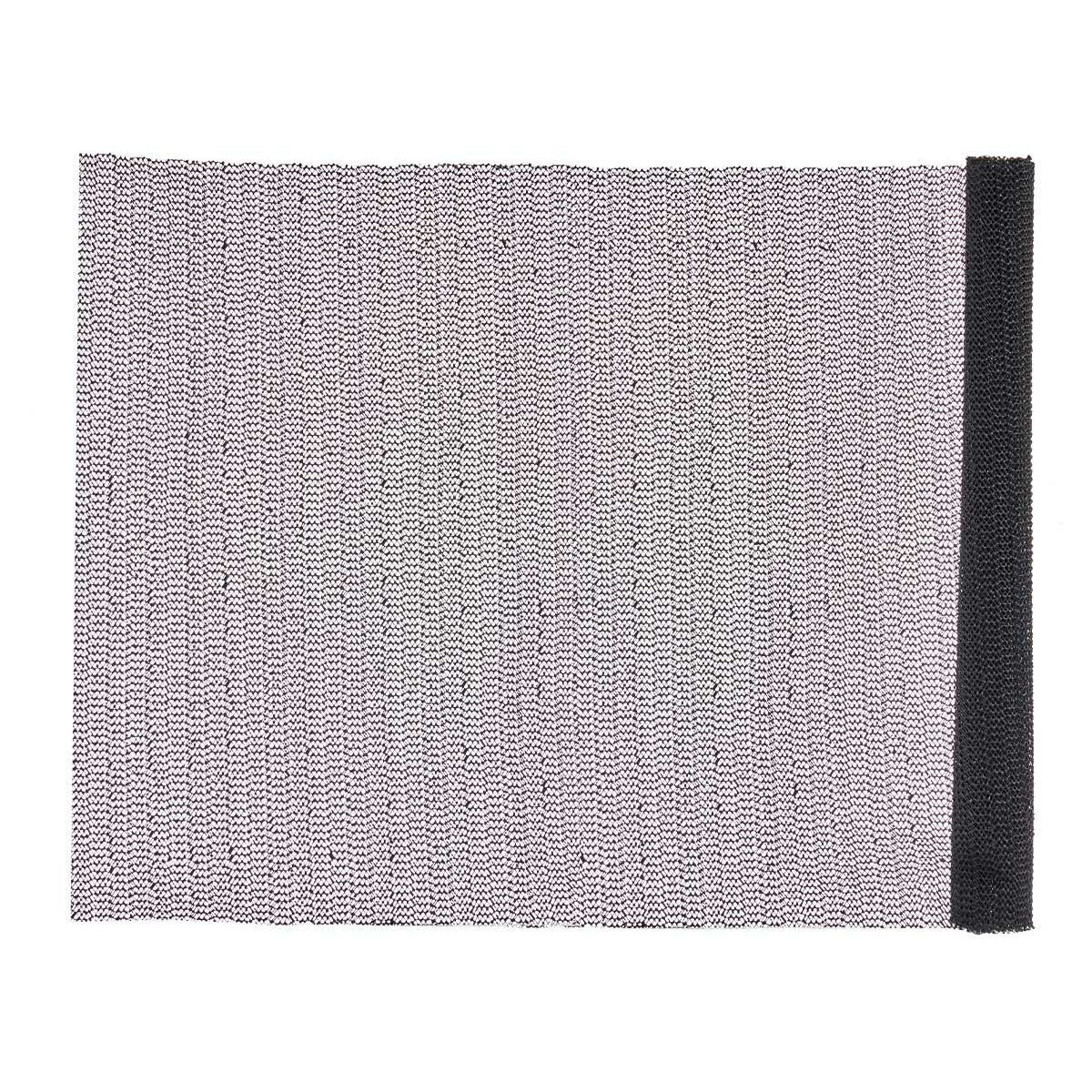 Alfombrilla Antideslizante Kinvara Blanco Negro Gris Goma 45 x 0,1 x 100 cm 4,5 x 45 x 4,5 cm (12 Unidades)