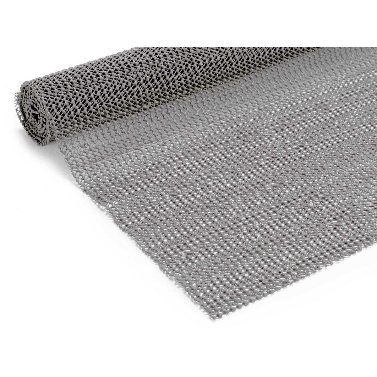 Alfombrilla Antideslizante Kinvara Blanco Negro Gris Goma 45 x 0,1 x 100 cm 4,5 x 45 x 4,5 cm (12 Unidades)