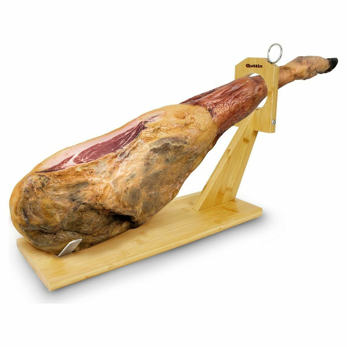 Jamonero de Madera Quttin Bambú 48,8 x 16,5 x 34 cm (8 Unidades)
