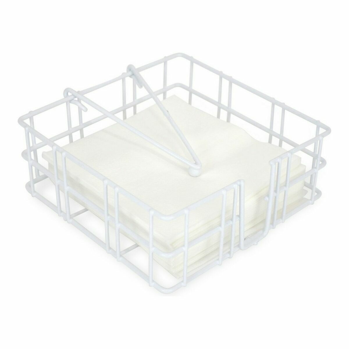 Servilletero Confortime Blanco 18 x 18 x 6,5 cm (12 Unidades)