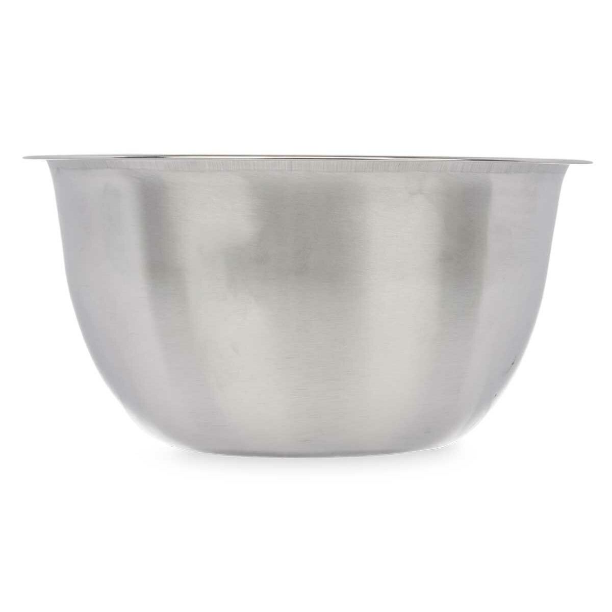 Bol para Mezclar Kinvara Plateado Plata Acero Inoxidable Acero 3,6 L 24 x 12,5 x 24 cm (24 Unidades)