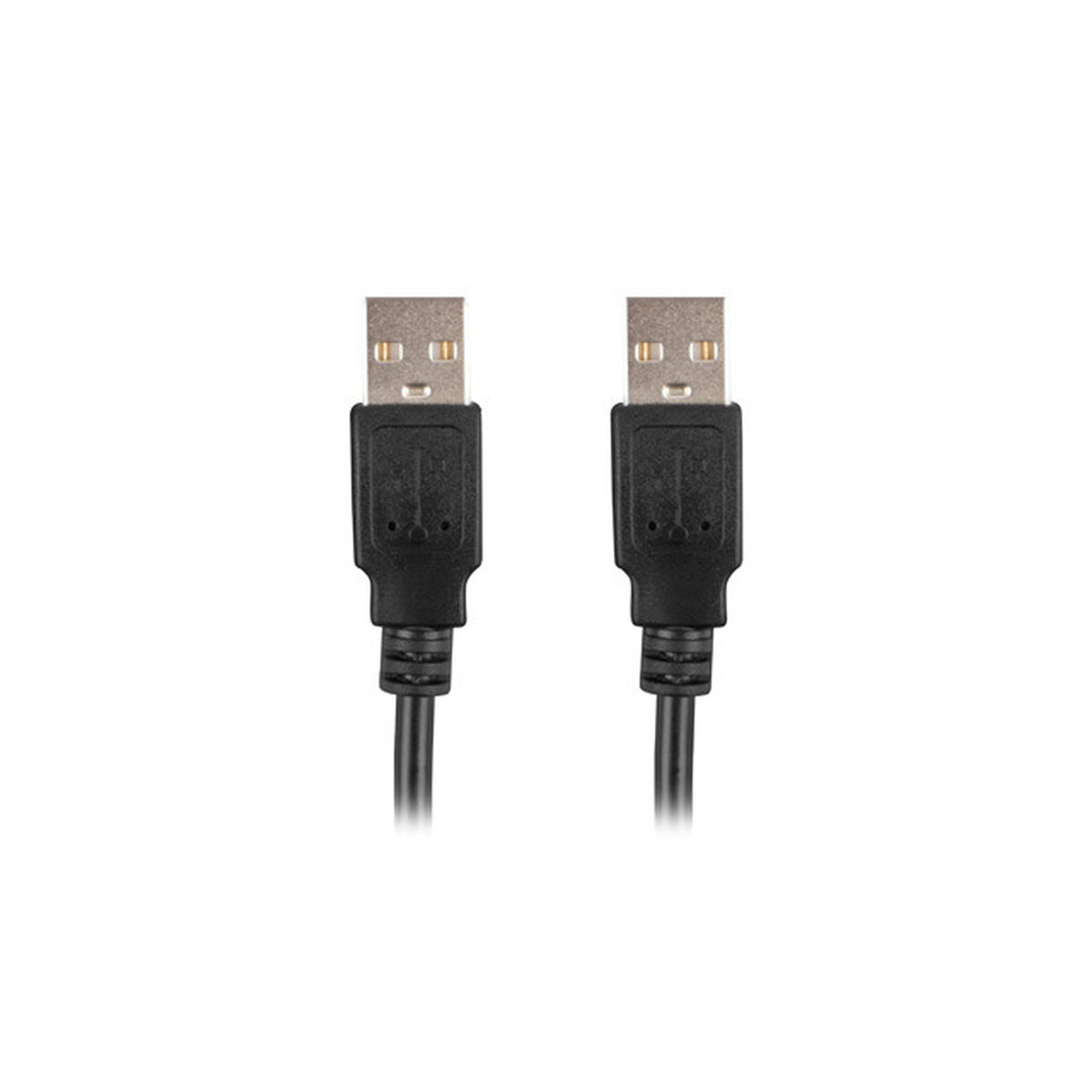 Cable USB Lanberg CA-USBA-20CU-0010-BK Negro 1 m (1 unidad)