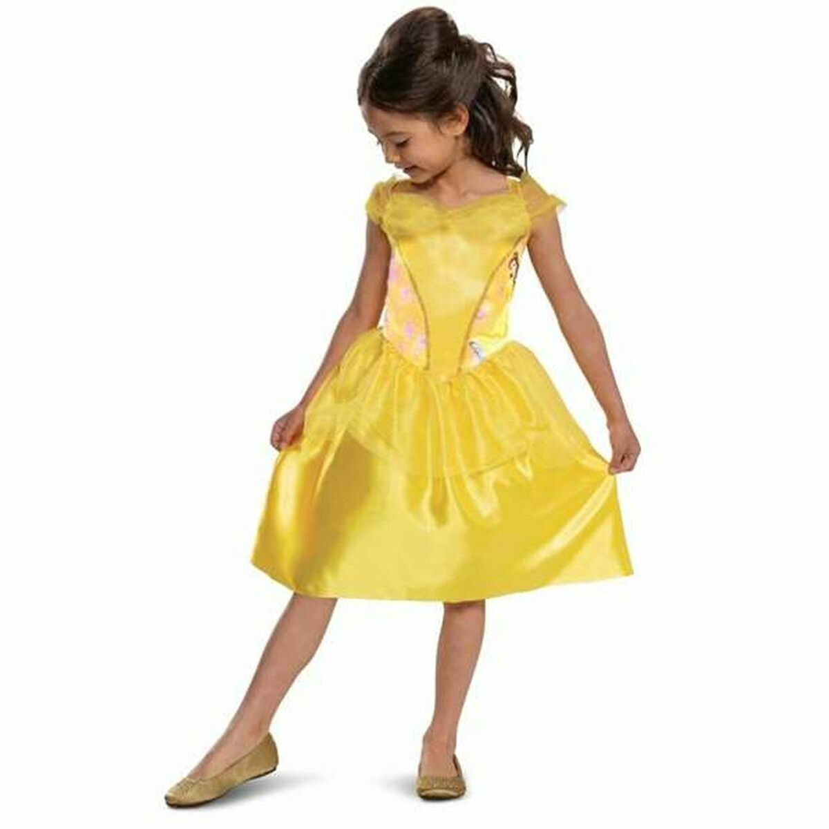 Disfraz para Niños Disney Princess Bella Basic Plus Amarillo