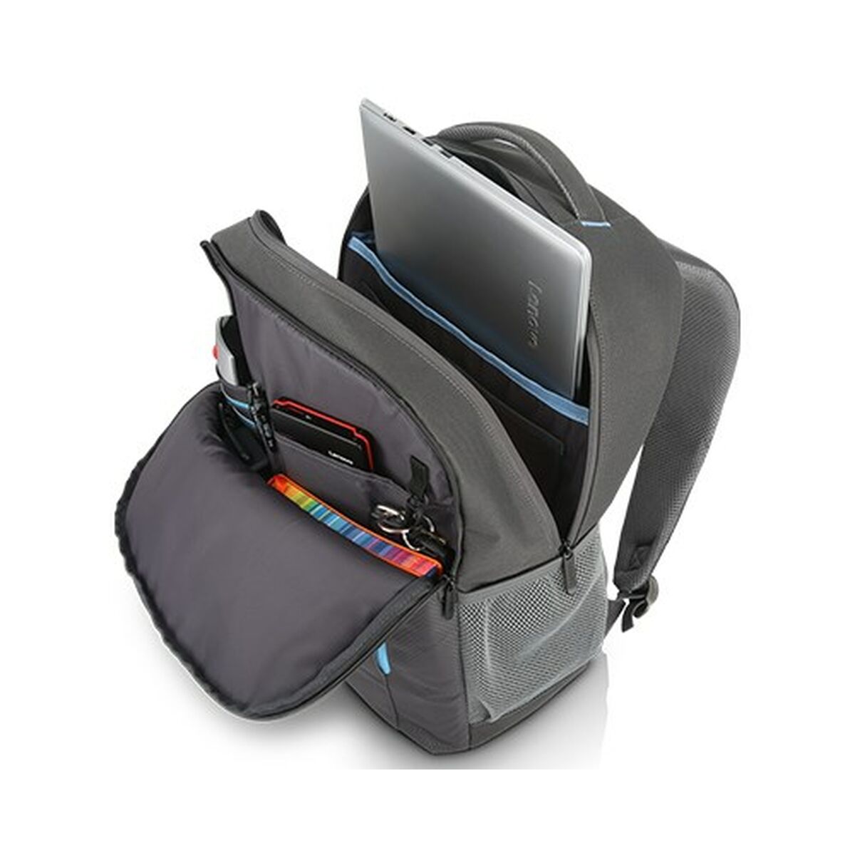 Mochila para Portátil Lenovo GX40Q75217                      Negro Gris Monocromo
