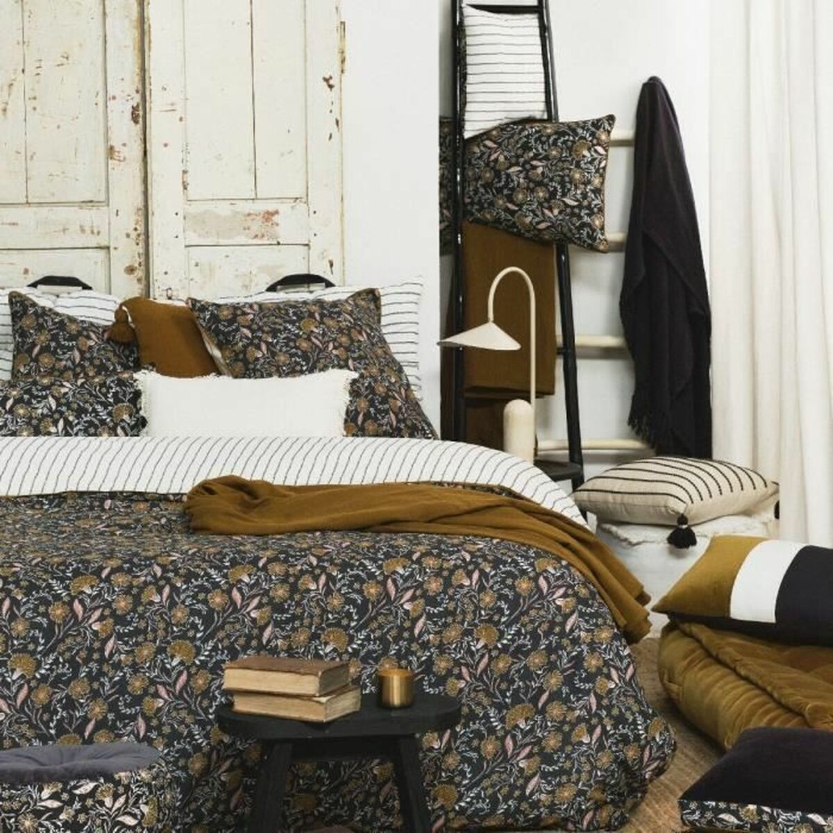 Juego de funda nórdica TODAY Marigold Indies Marrón 220 x 240 cm