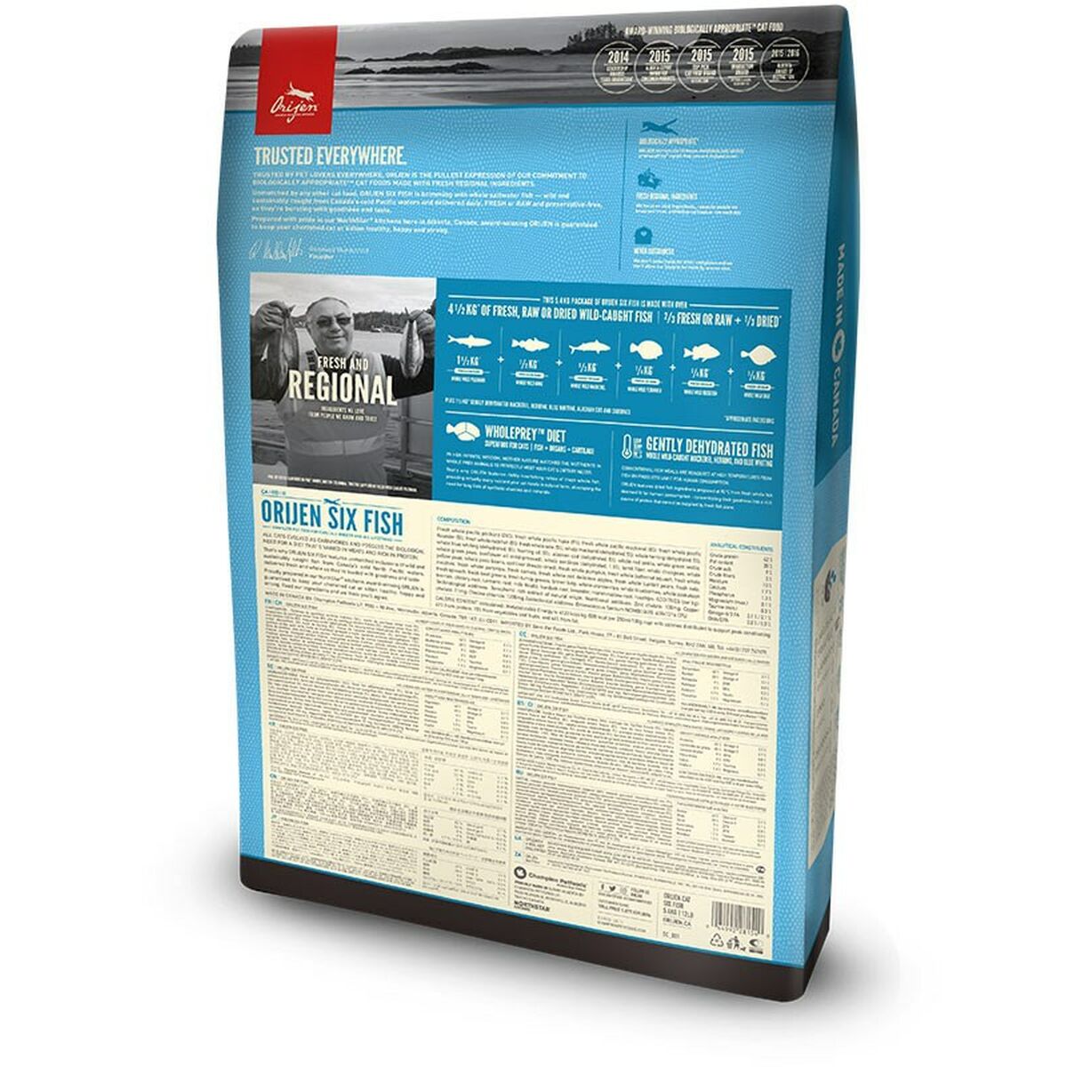 Comida para gato Orijen Adult Pescado Adulto 5,4 kg