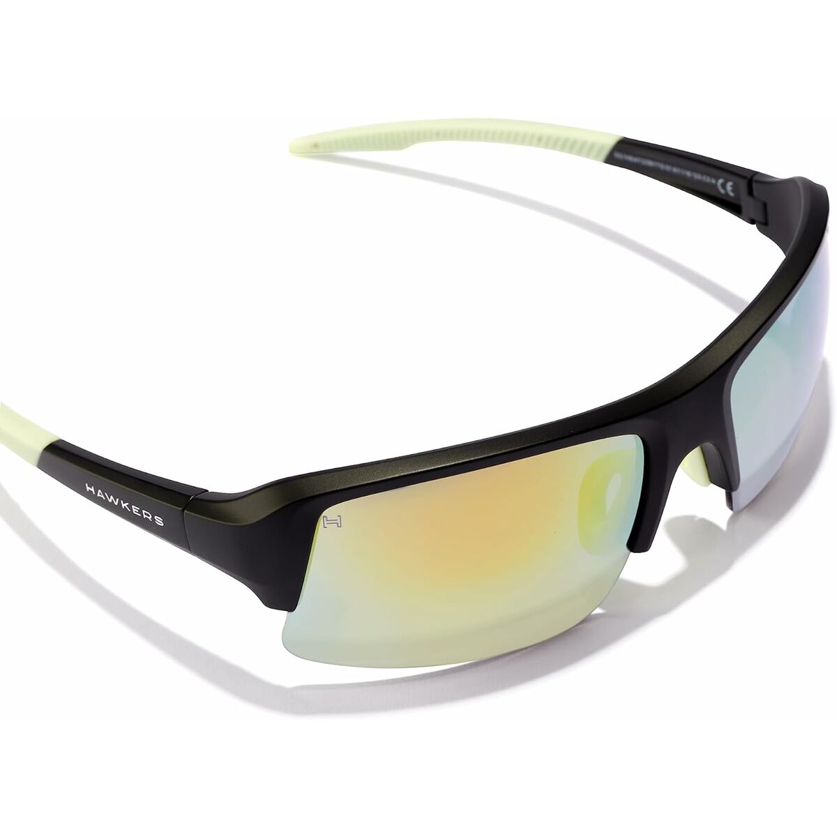 Gafas de Sol Unisex Hawkers Bat Ø 45 mm Amarillo Negro
